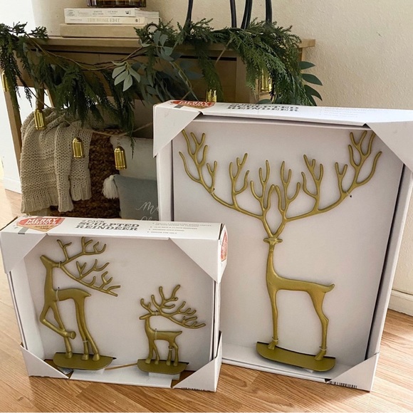 Holiday Aldis Reindeer Set Of Three Beautiful Tic Toc Viral Reindeer